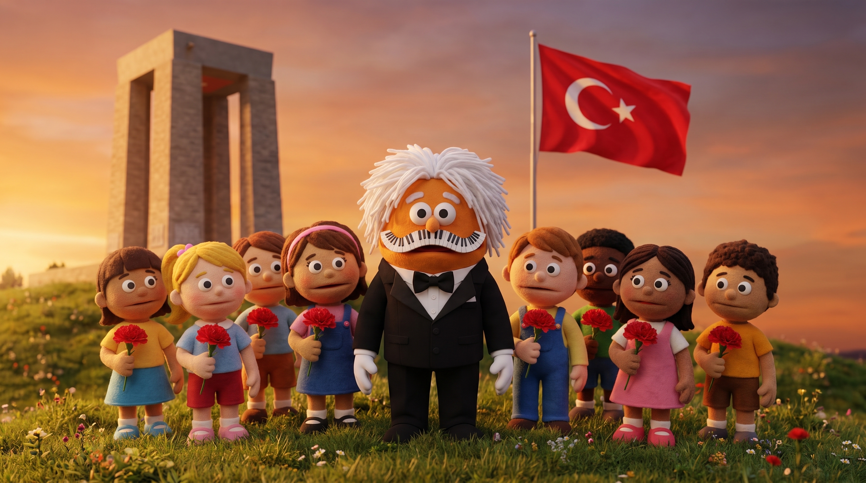 Çanakkale Şehitler Abidesi ve Karanfiller