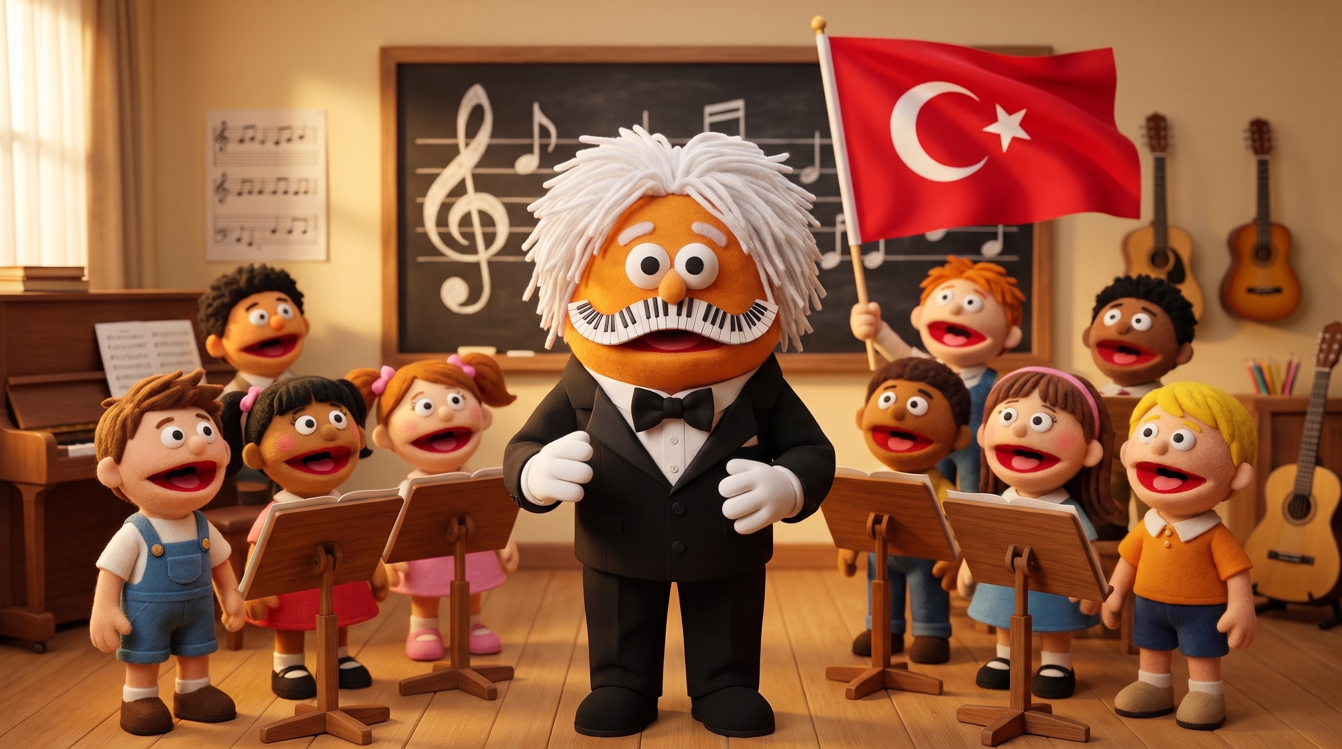 Bay Tuşbıyık ve Müzik Sınıfı Korosu